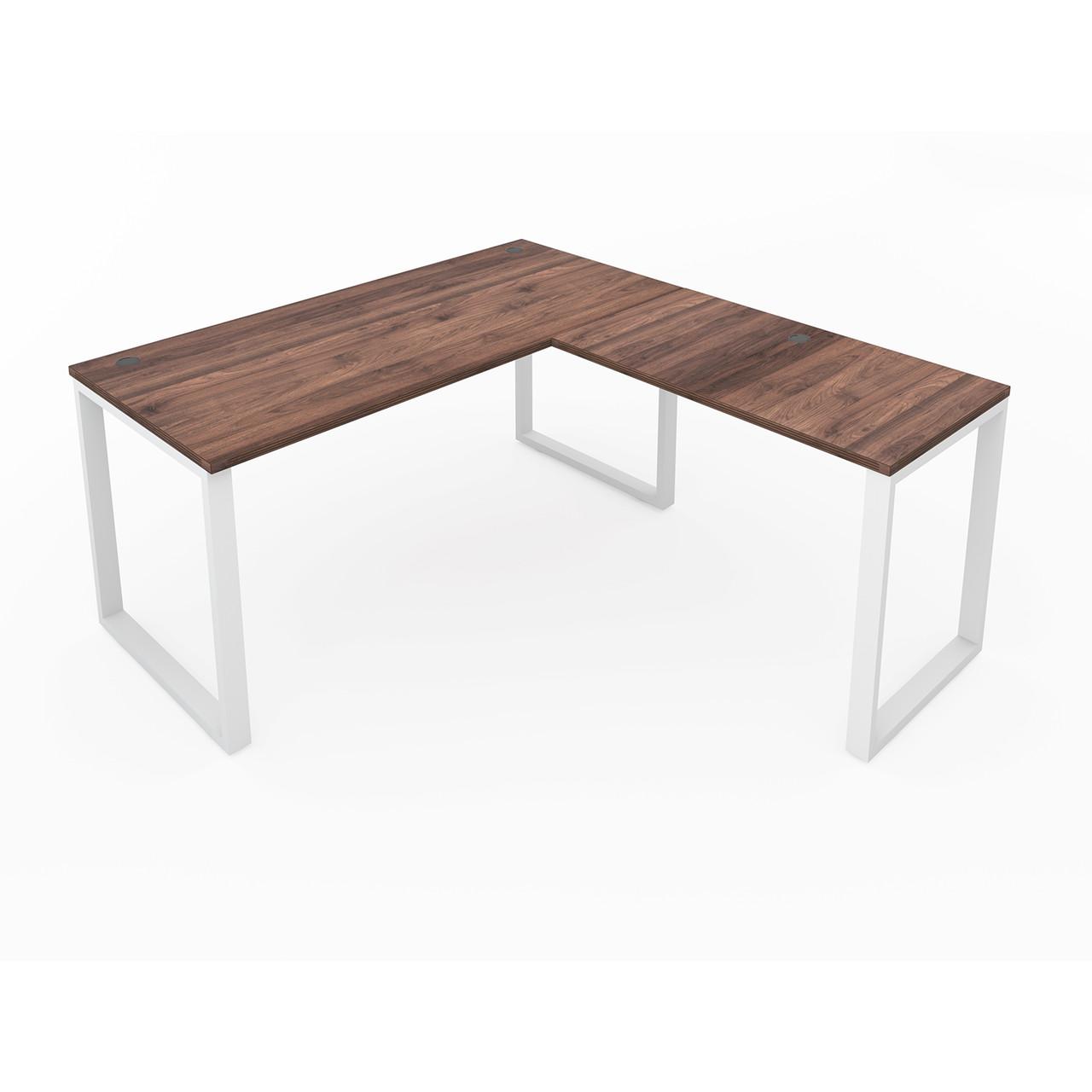 i5 Industries Fusion Reversible 66x78 Laminate L Shaped Desk with