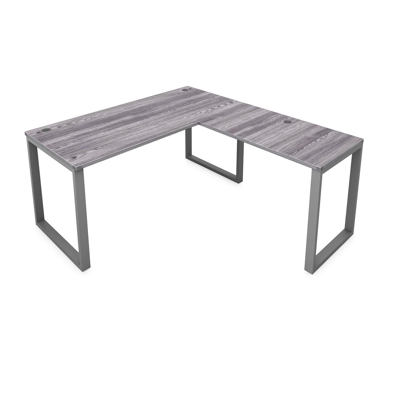 i5 Industries Fusion Reversible 66x78 Laminate L Shaped Desk with
