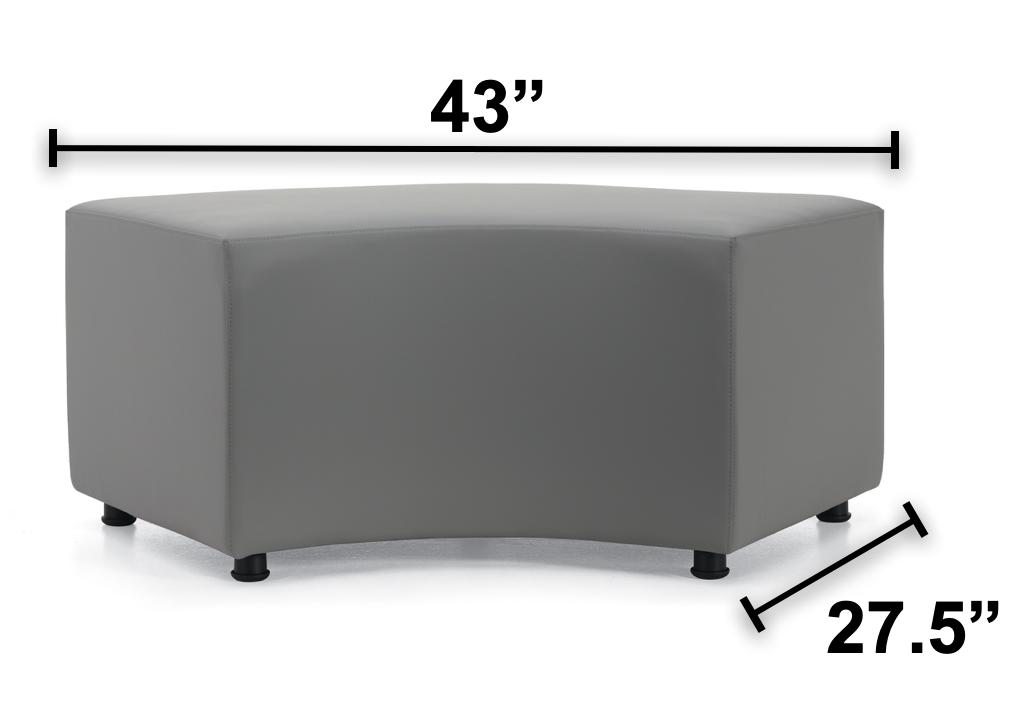  Offices To Go Modular 9 Piece Collaborative Lounge Seating Configuration (Fabric & Vinyl Options!) 