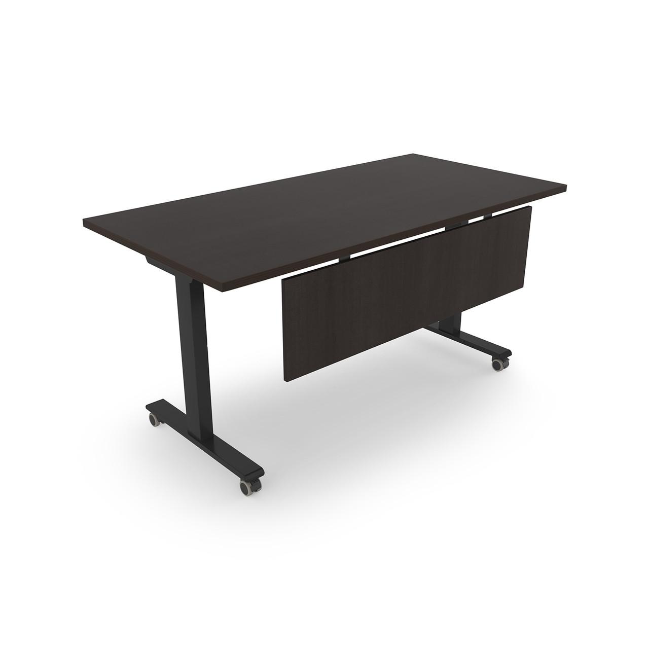 家具 table i5 Industries Connect Collection 60W x 24D Flip Top Nesting