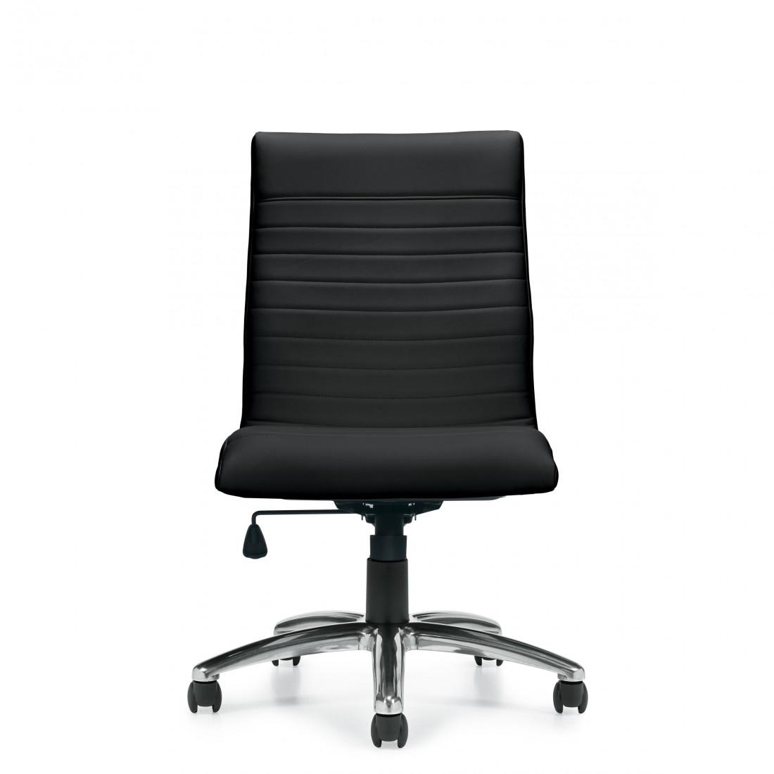Offices To Go Armless Luxhide Conference Chair OTG11732