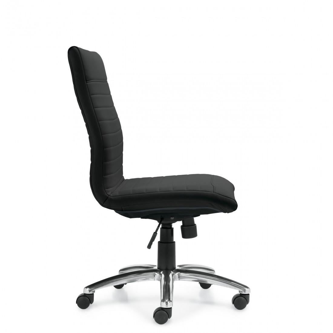 Offices To Go Armless Luxhide Conference Chair OTG11732