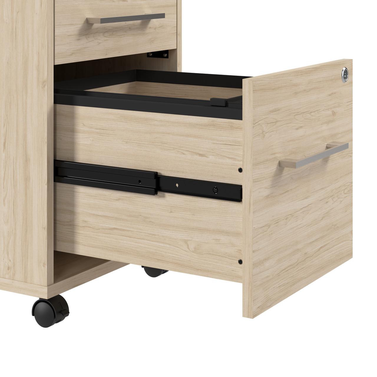  Bush Business Furniture Hustle 48W x 24D Computer Desk and Storage Cabinet with Drawers and Shelves 
