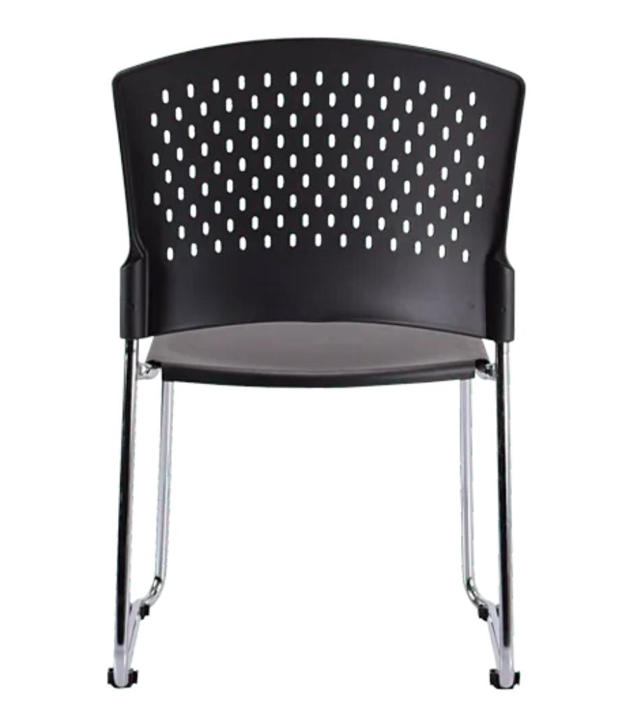 Eurotech Seating Aire Series S4000 Black Stack Chair (4 Pack!)