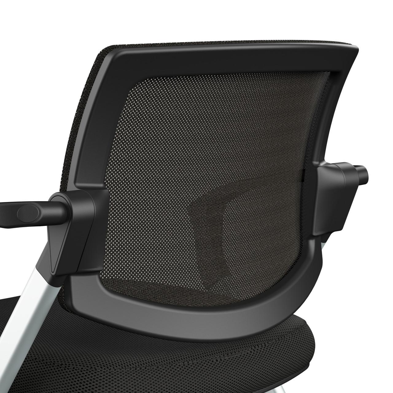  Bush Business Furniture Envision 60W Training Table with Powered Grommets and 2 Chairs with Arms 