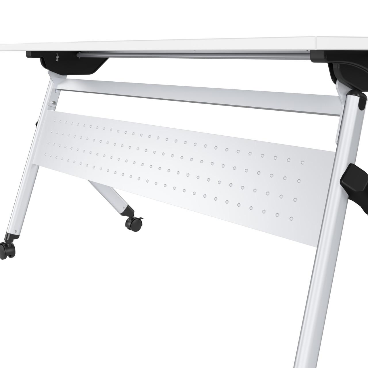  Bush Business Furniture Envision 60W Folding Training Table with Powered Grommets 