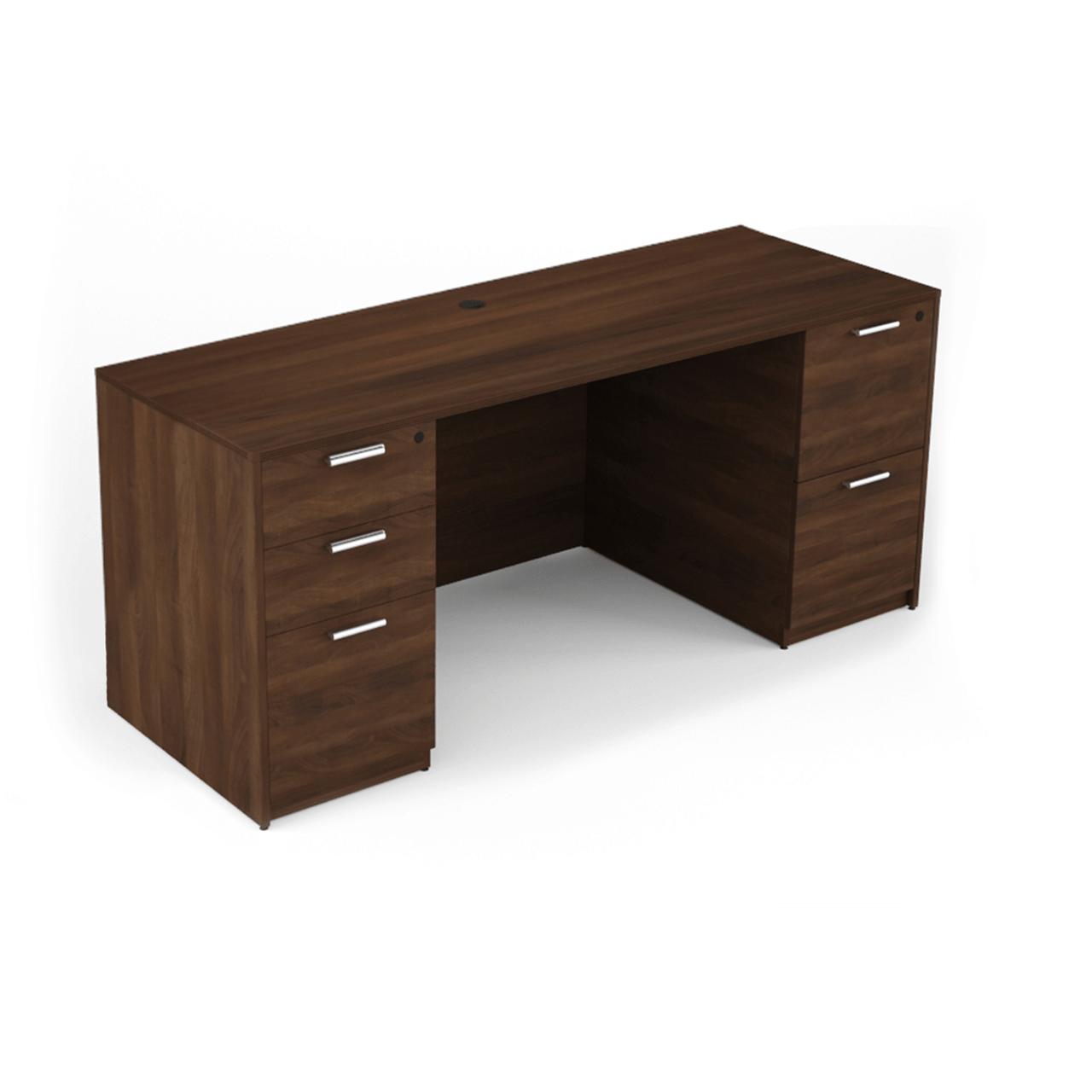  i5 Industries Kai 24x66 Double Pedestal Credenza C2466-6 
