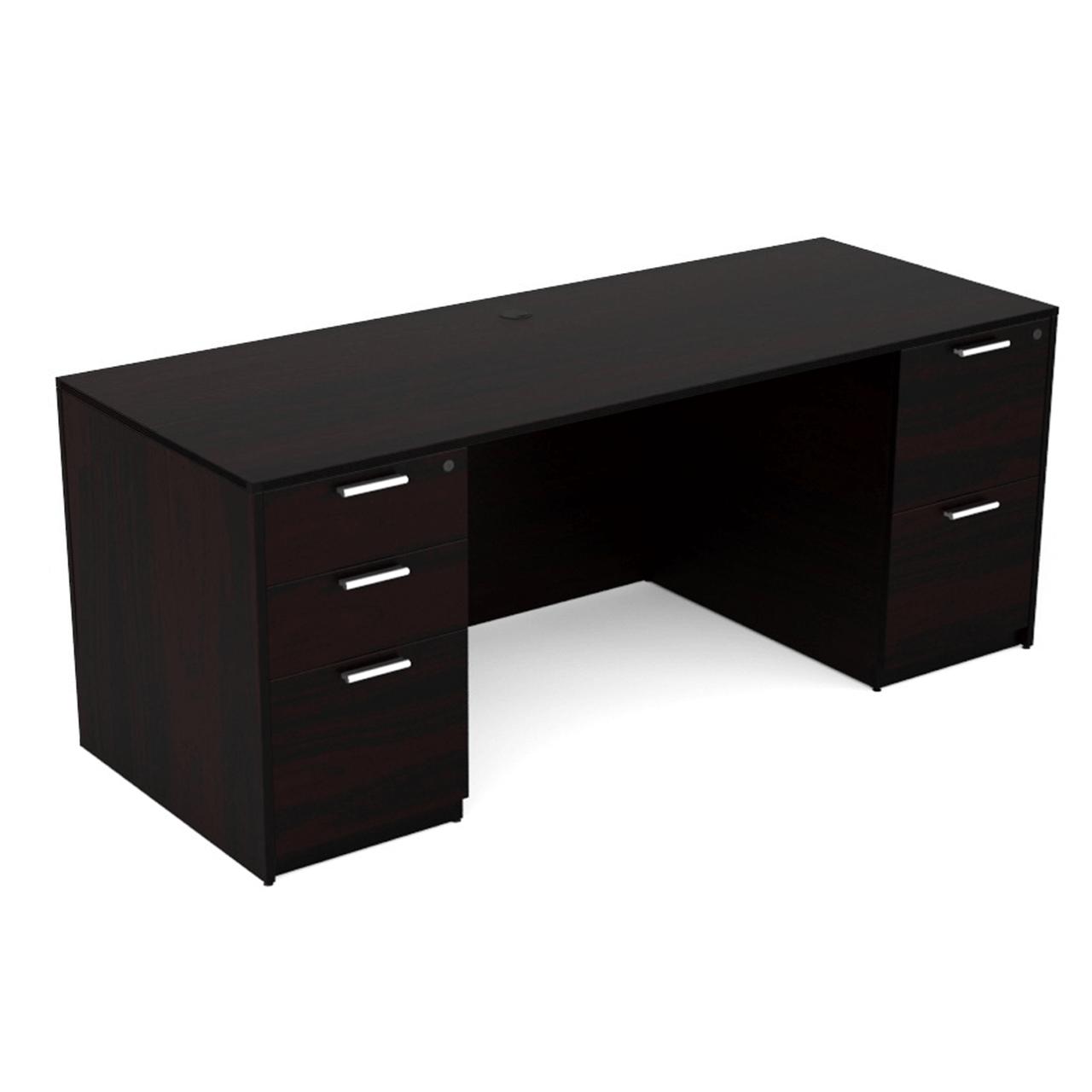  i5 Industries Kai 24x66 Double Pedestal Credenza C2466-6 