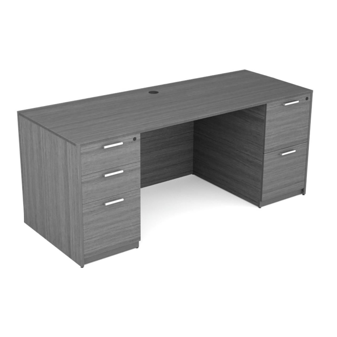  i5 Industries Kai 24x66 Double Pedestal Credenza C2466-6 