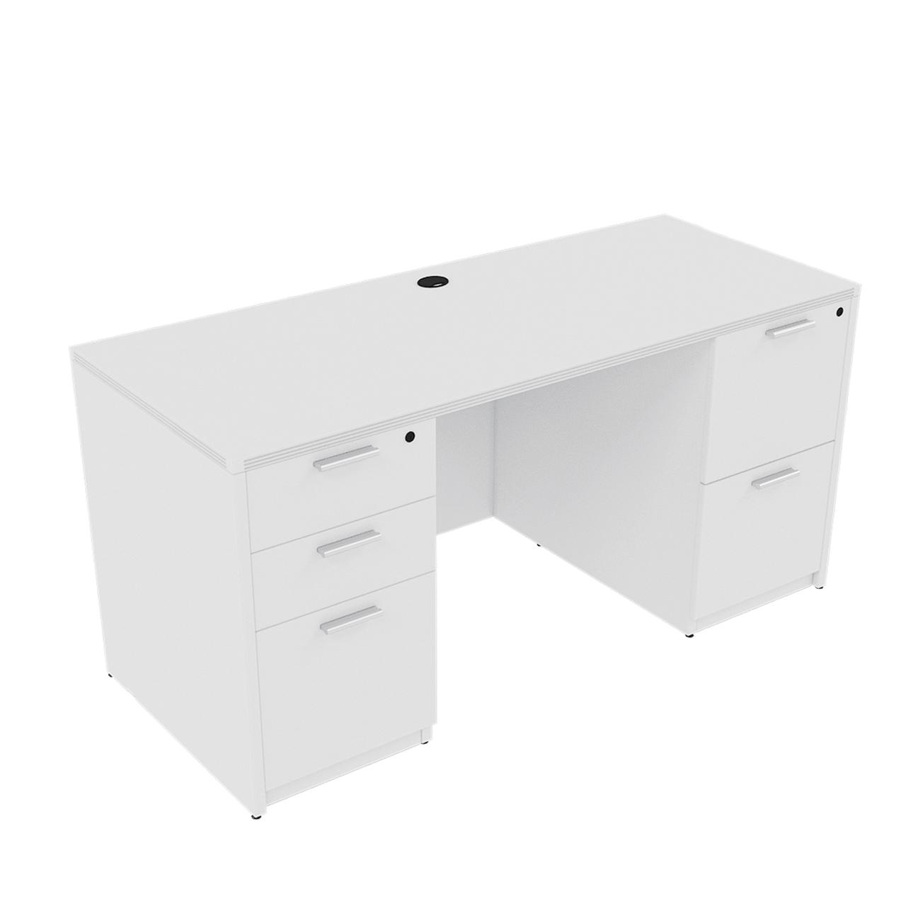  i5 Industries Kai 24x66 Double Pedestal Credenza C2466-6 