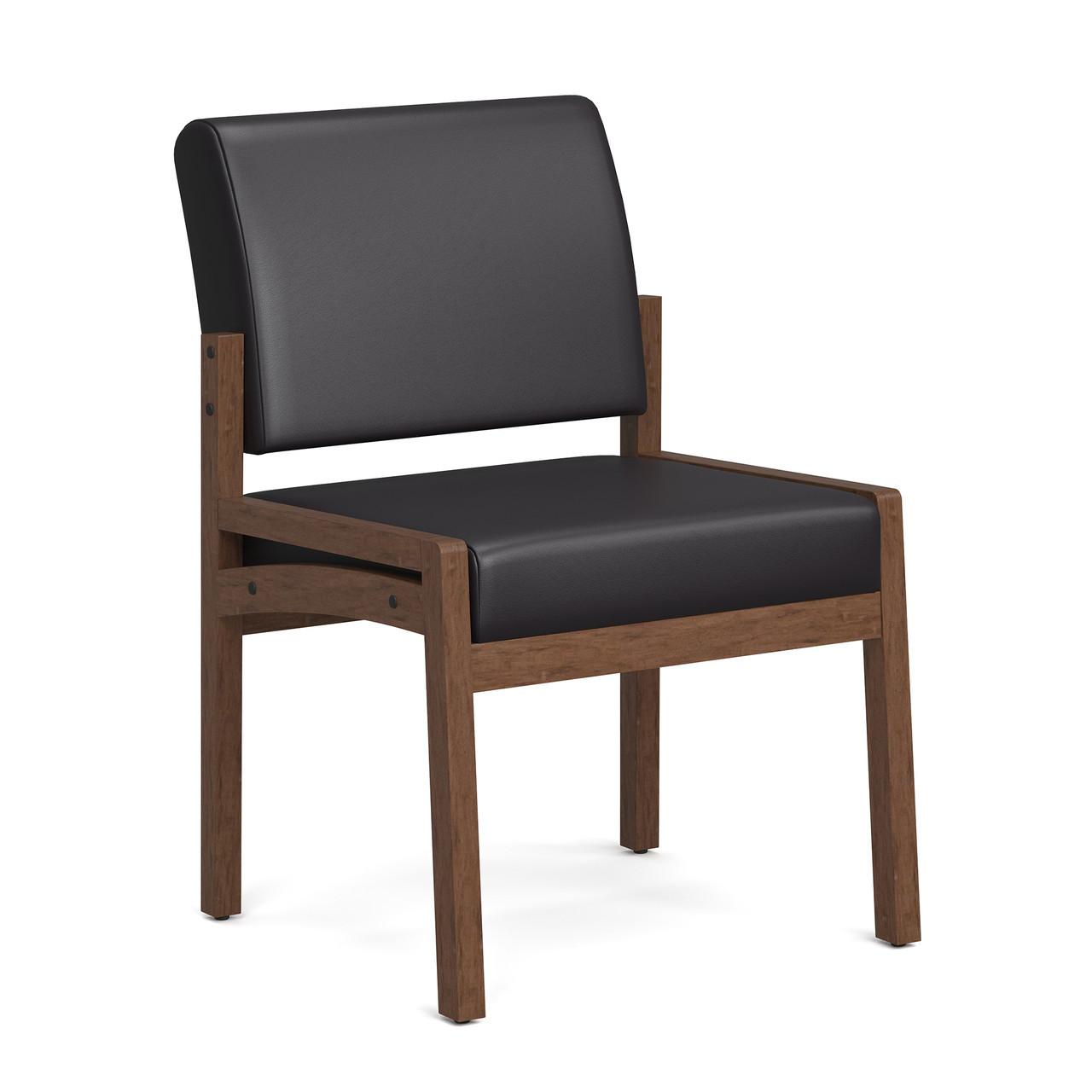  Office Source Baker Collection Armless Wood Frame Guest Chair OSGS4024 