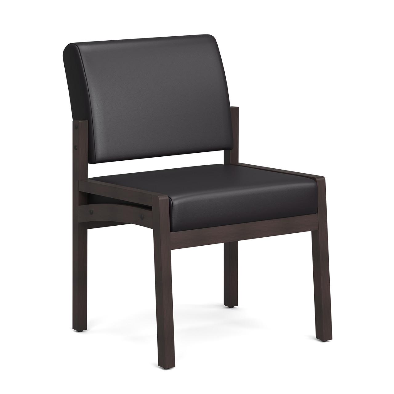 Office Source Baker Collection Armless Wood Frame Guest Chair OSGS4024 