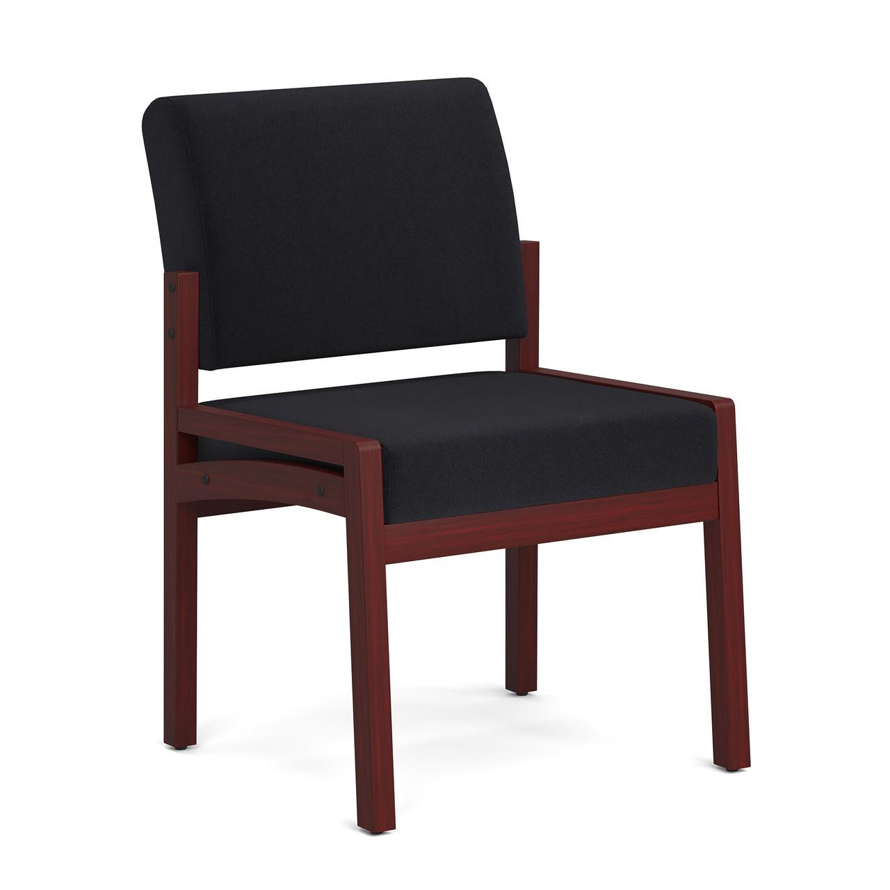  Office Source Baker Collection Armless Wood Frame Guest Chair OSGS4024 