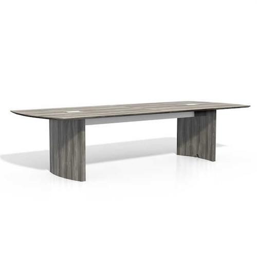 Mayline Group Mayline Medina 10' Conference Table with Presentation Board and Low Wall Cabinet Bundle 