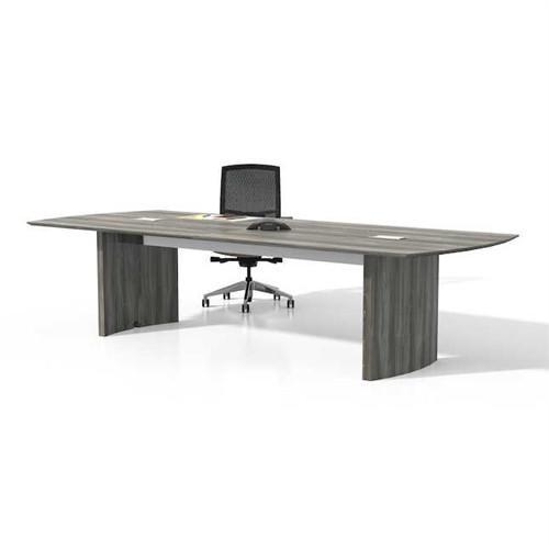 Mayline Group Mayline Medina 10' Conference Table with Presentation Board and Low Wall Cabinet Bundle 