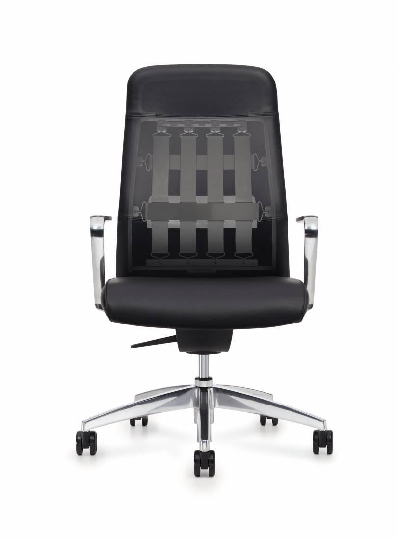 Global Total Office Global Include Series High Back Weight Sensing Synchro-Tilter Office Chair with Arms IN30AHB 