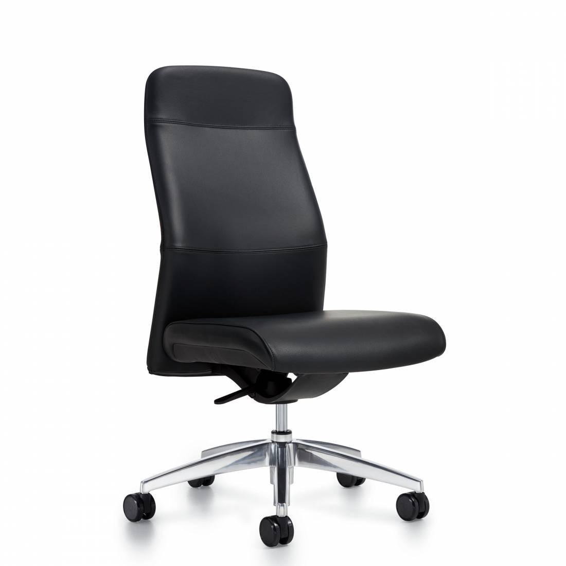 Global Total Office Global Include Series High Back Weight Sensing Synchro-Tilter Armless Chair IN30NHB 