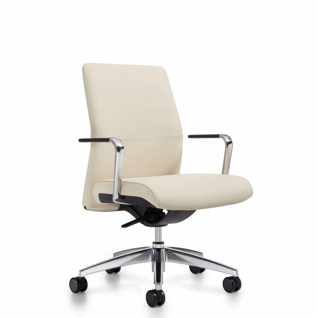 Global Total Office Global Include Series Mid Back Weight Sensing Synchro-Tilter Fixed Arm Office Chair IN30AMB 