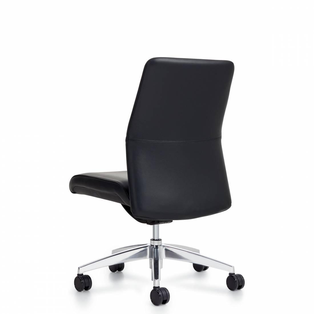Global Total Office Global Include Series Mid Back Armless Weight Sensing Synchro-Tilter Office Chair IN30NMB 