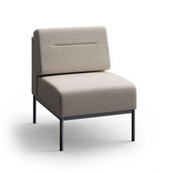  Lesro Darsey Collection Welded Steel Frame Armless Guest Lounge Chair DS1102 