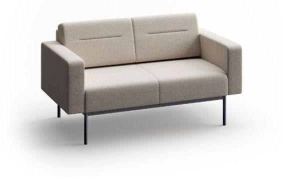  Lesro Darsey Collection Welded Steel Frame Loveseat DS1501 