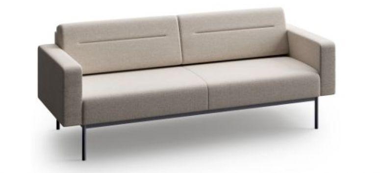  Lesro Darsey Collection Welded Steel Frame 3-Seat Sofa DS1601 