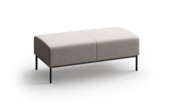  Lesro Darsey Collection 2 Seat Guest Reception Bench DS2001 (Available with Power!) 