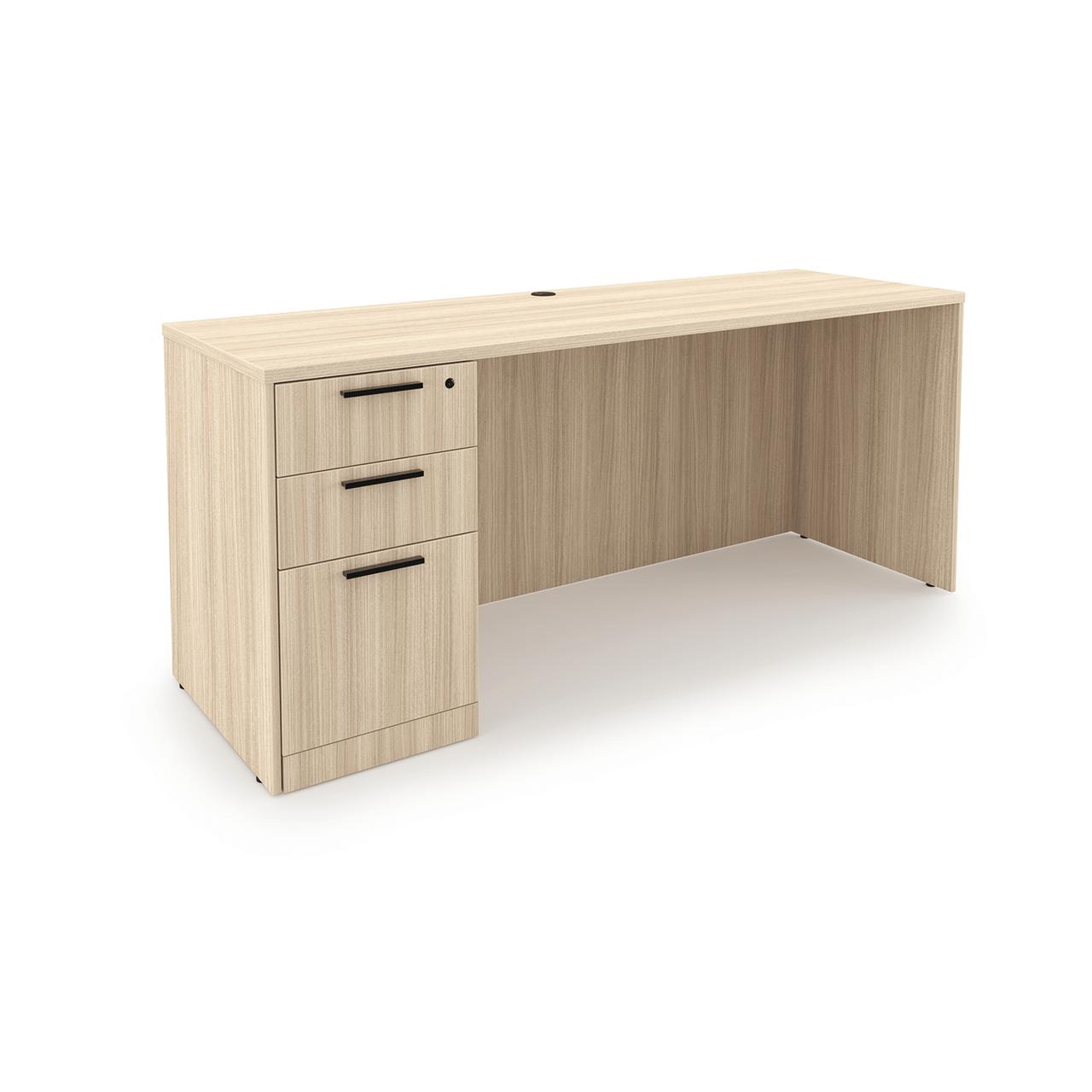  i5 Industries Rayne 24" x 71" Credenza with Box/Box/File Pedestal RN-C2471P-2 