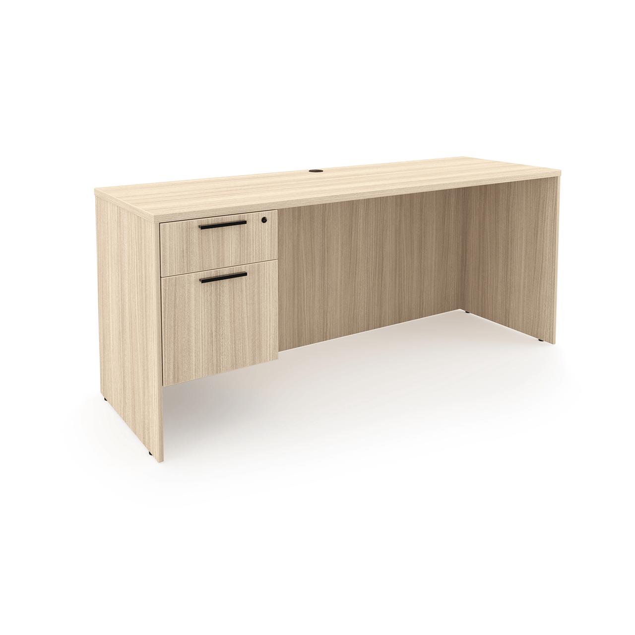  i5 Industries Rayne Collection 24"D x 71"W Single Suspended Pedestal Credenza RN-C2471P-1 