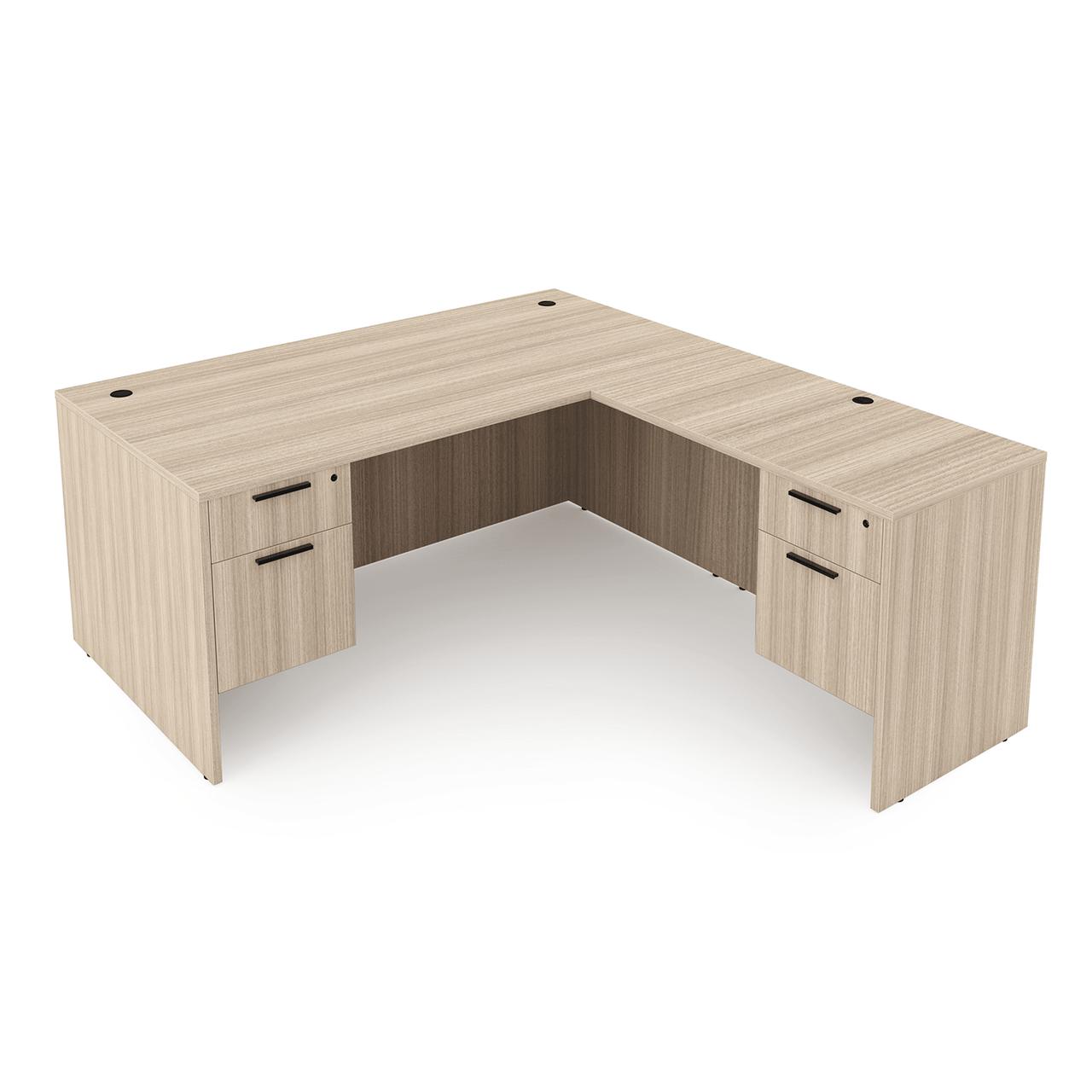  i5 Industries Rayne 71" x 72" Reversible L-Desk with Drawers RN-D7172P-3 