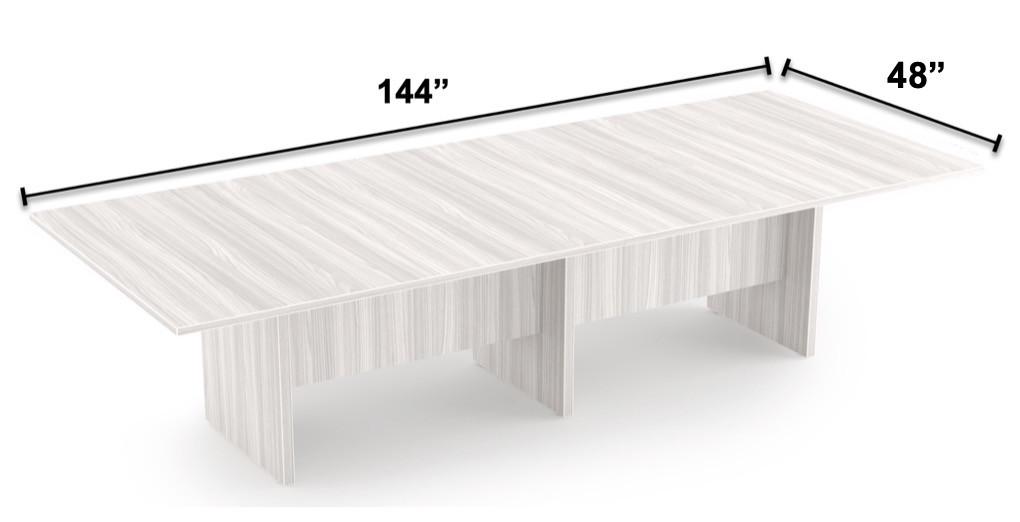  i5 Industries Rayne 12' Expandable Rectangular Conference Table RN-CT144-NP 