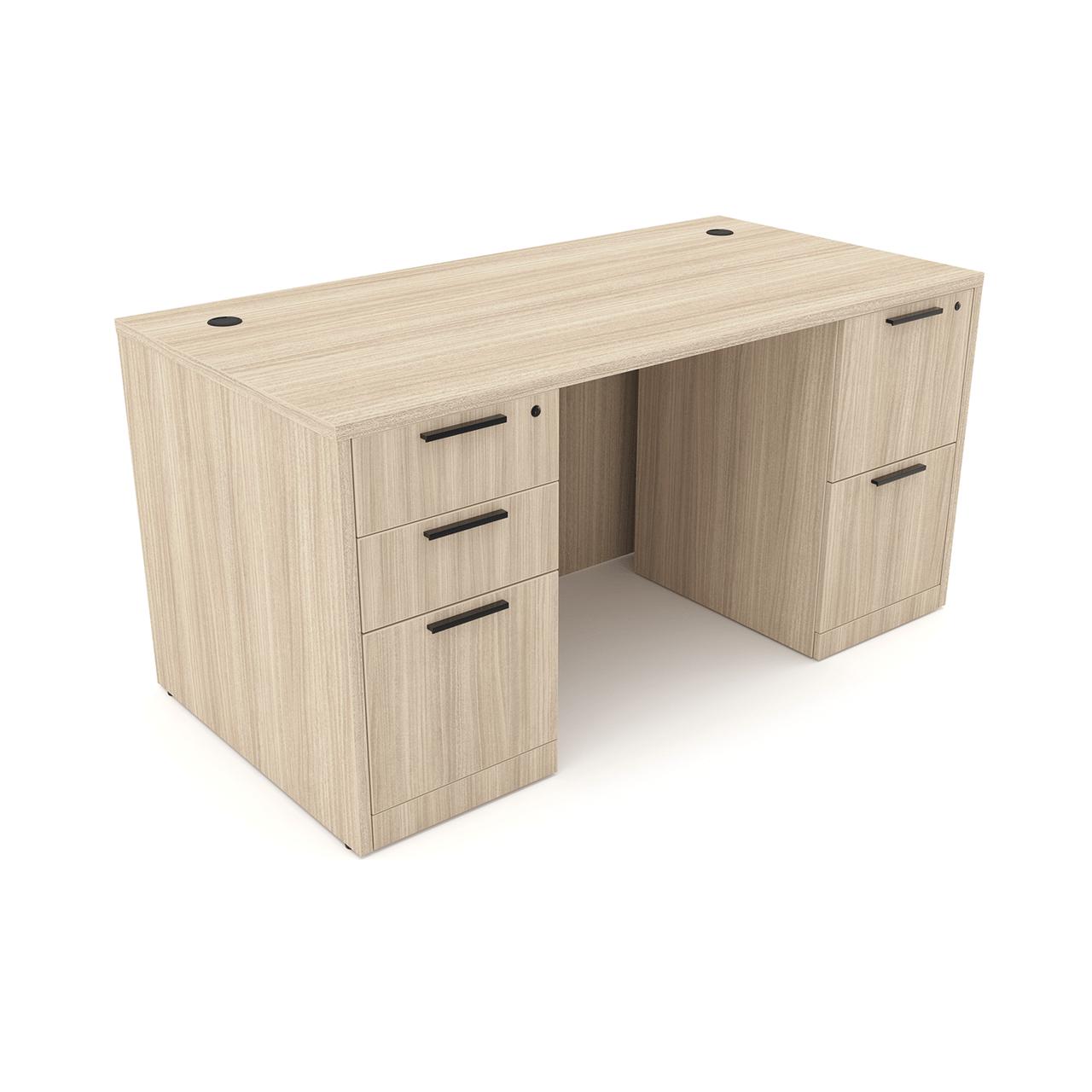  i5 Industries Rayne 30" x 71" Rectangular Desk with Drawers RN-D3071P-3 