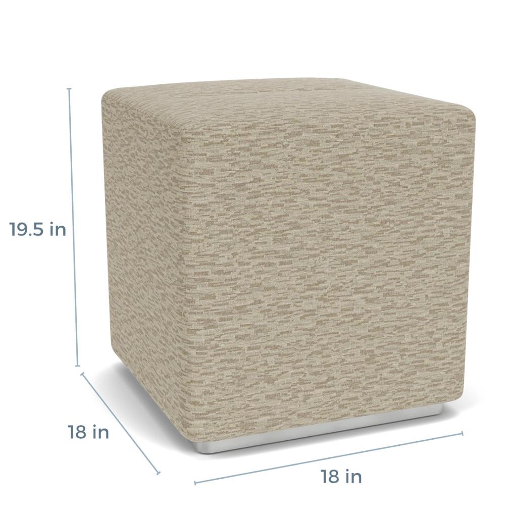  Lesro Bloom Collection Cube Poof PF0218 