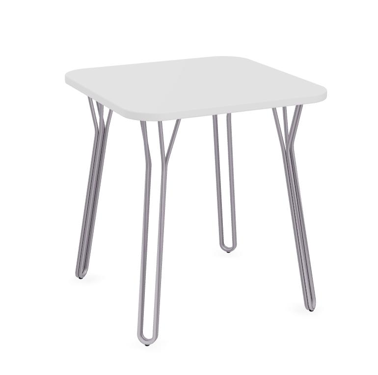  Special-T Bent Wire Collection 22"H Aclipse Soft Square End Table 