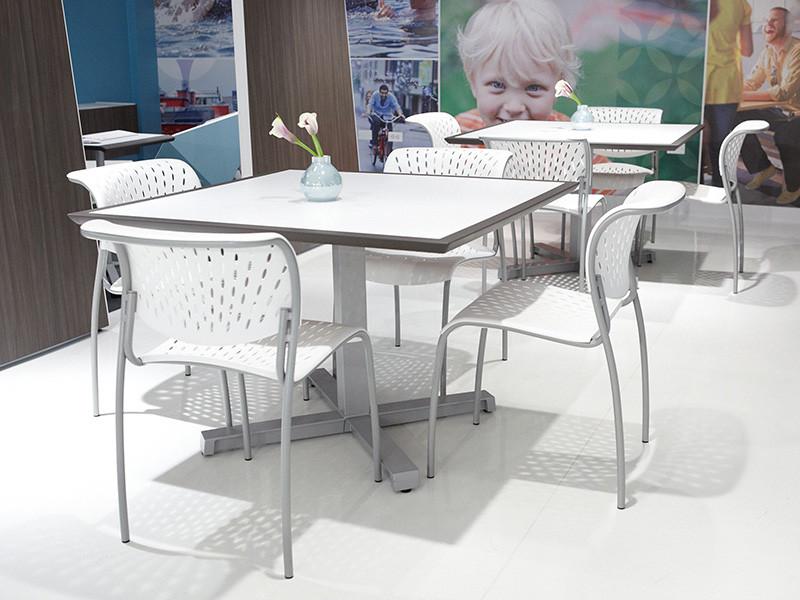  SurfaceWorks Dewey Companion Square Top X-Base Table (Size & Finish Options!) 
