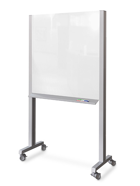 SurfaceWorks Dewey 20"D x 40"W x 75"H Mobile Marker Board Connection Cart