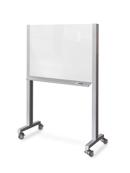 SurfaceWorks Dewey 20"D x 40"W x 63"H Mobile Marker Board Connection Cart