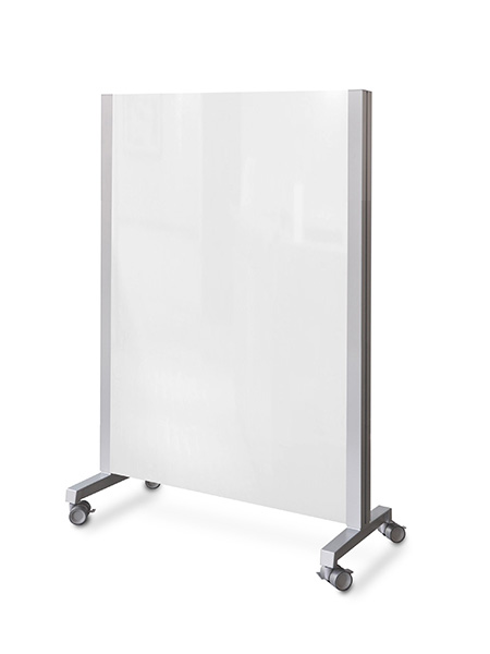SurfaceWorks Dewey 20"D x 40"W x 63"H Full Length Mobile Marker Board Connection Cart