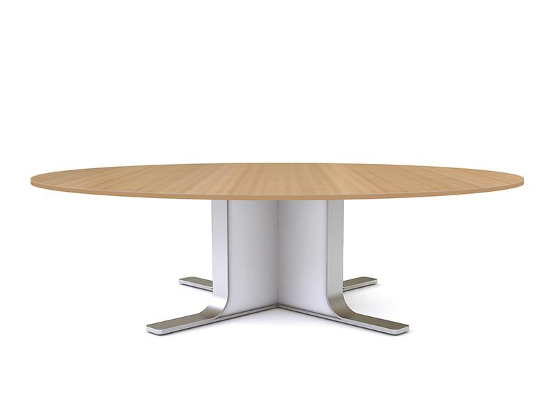  SurfaceWorks Rapport Collection 60" Large Round Meeting Table 