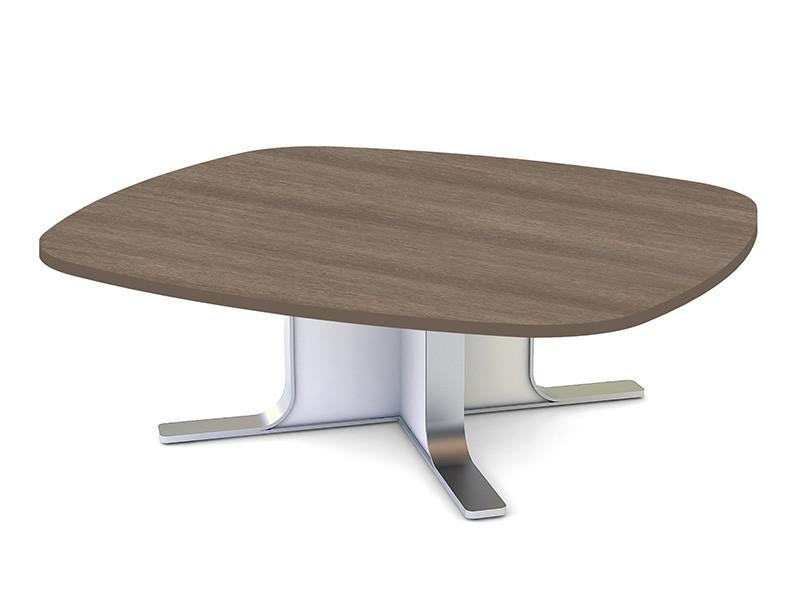  SurfaceWorks Rapport Collection 60" x 60" Squircle Top Meeting Table 