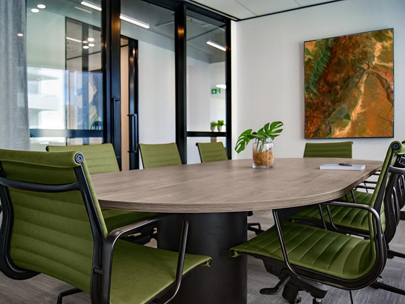  SurfaceWorks Ovation 120" x 42" Oval Conference Table (Available with Power!) 
