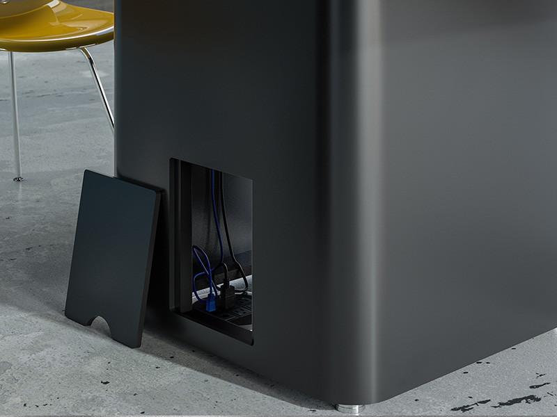  SurfaceWorks Jefferson 12' Cube Base Conference Table (Available with Power!) 
