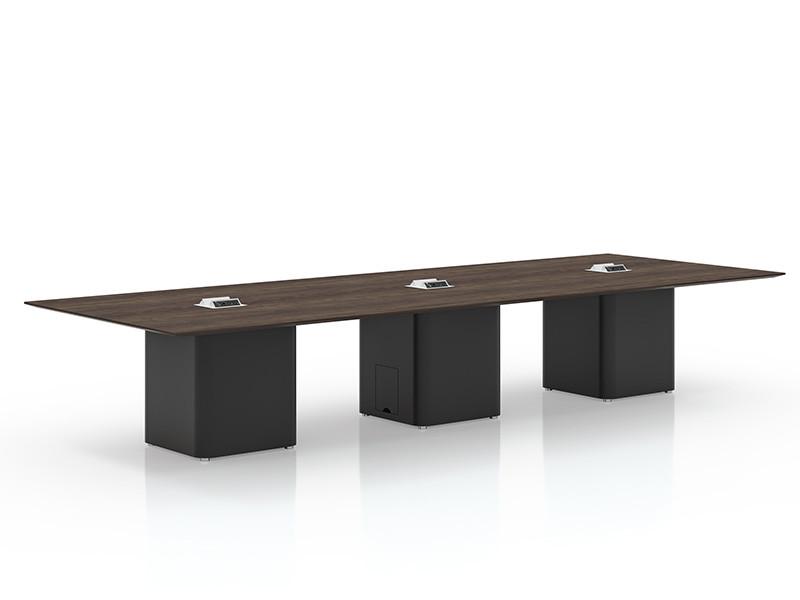  SurfaceWorks Jefferson 12' Cube Base Conference Table (Available with Power!) 