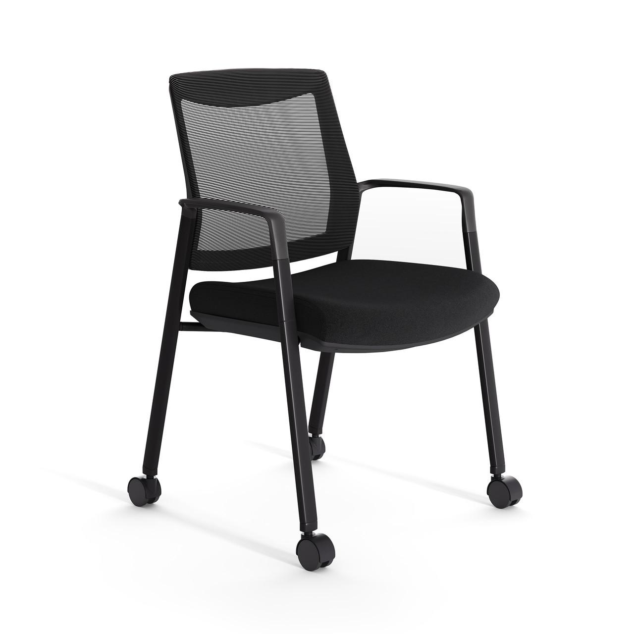  Office Source Duo 2-In-1 Mesh Guest Chair OSSN6009 