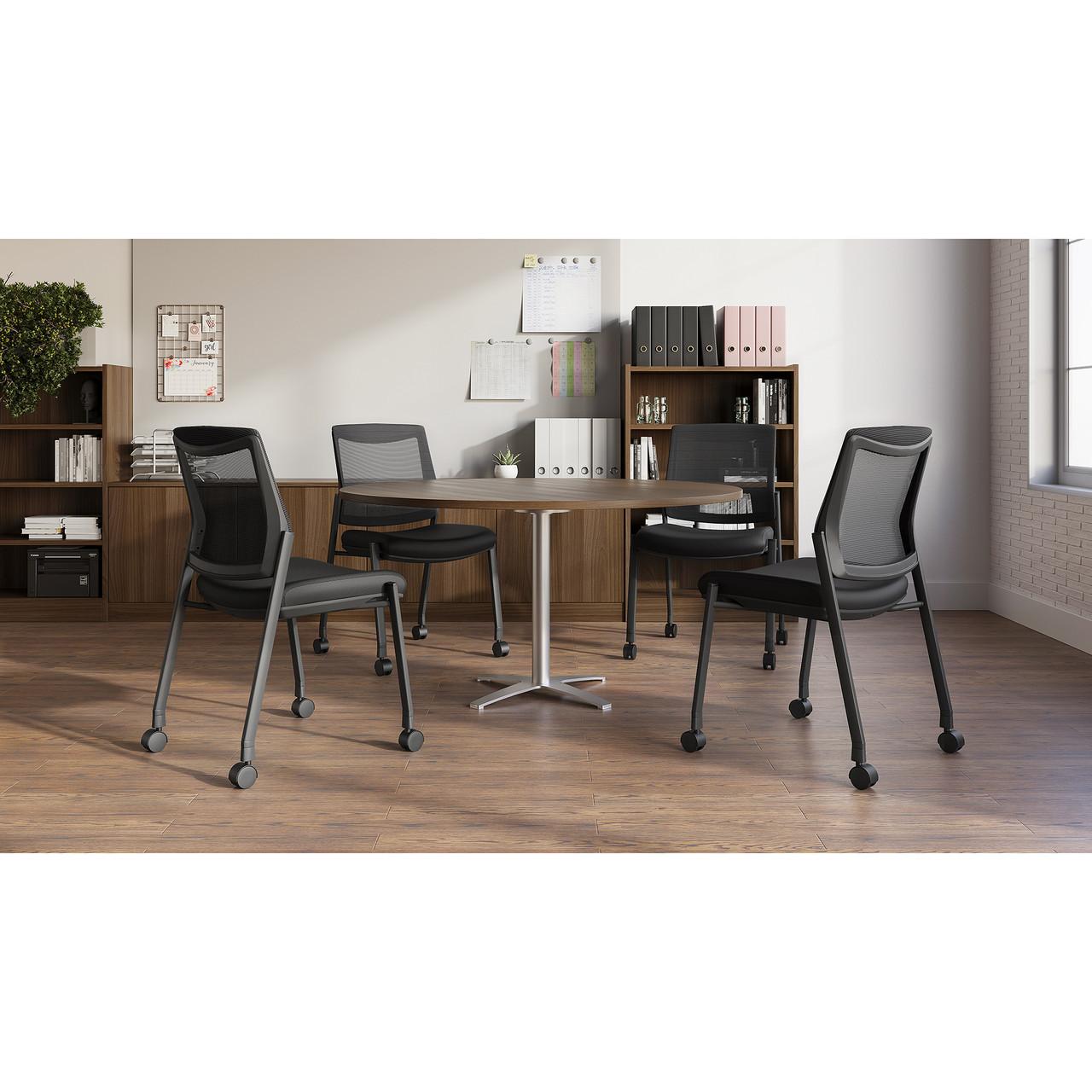  Office Source Duo 2-In-1 Mesh Guest Chair OSSN6009 