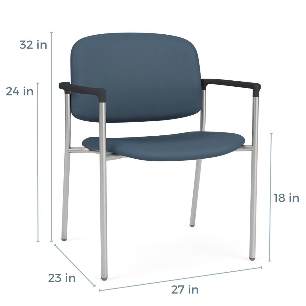 Lesro Chat Oversized Square Back Guest Chair CX1271   Lesro Chat Oversized Square Back Guest Chair CX1271