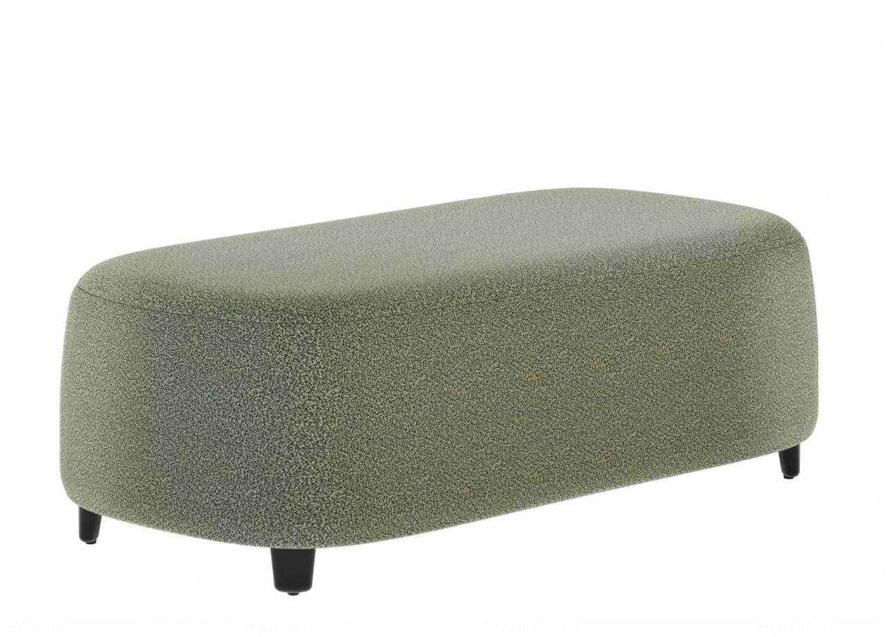 Global Total Office Global Rambler Modular 52.5"W x 26.5"D Rectangular Ottoman Bench RA2652RE 