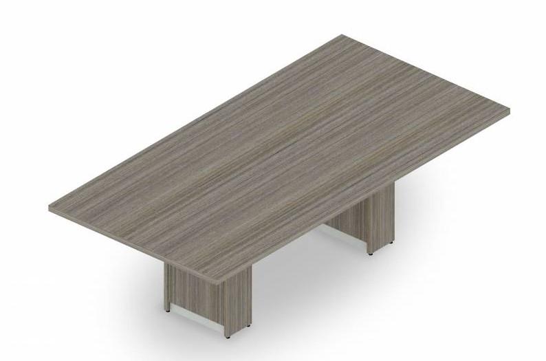 Global Total Office Global Zira Collection 96"W x 48"D Rectangular Top Laminate Conference Table with Slim Bases ZS4896REE 