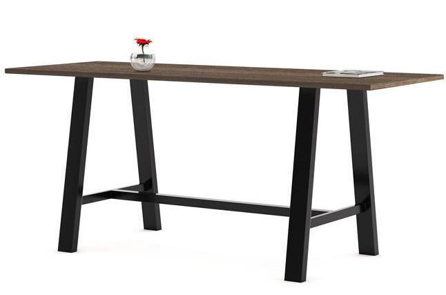  KFI Studios Midtown Standing Height 42"D x 96"W x 41"H Solid Wood Top Table (Available with Power!) 