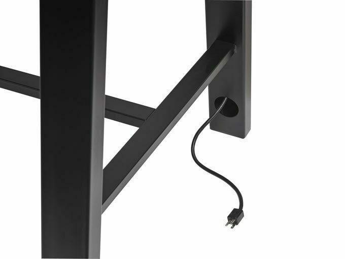 KFI Studios KFI Midtown 8' Standing Height Collaborative Table with Thermally Fused Laminate Top (Available with Power!) 